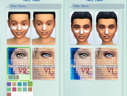 Alien Incandescent contact eyes