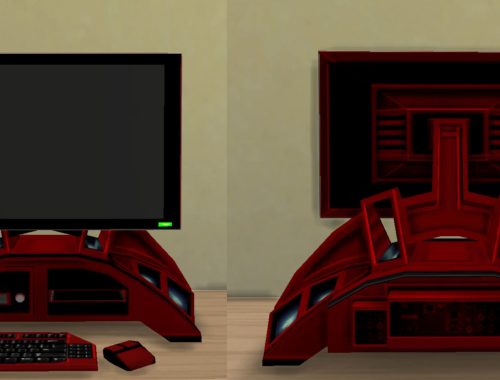 Vincents Computer from Sims Life Stories