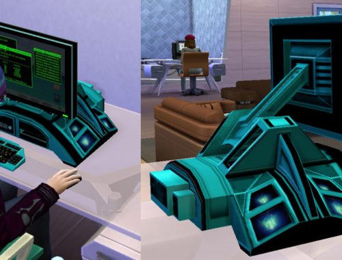 Vincents Computer from Sims Life Stories