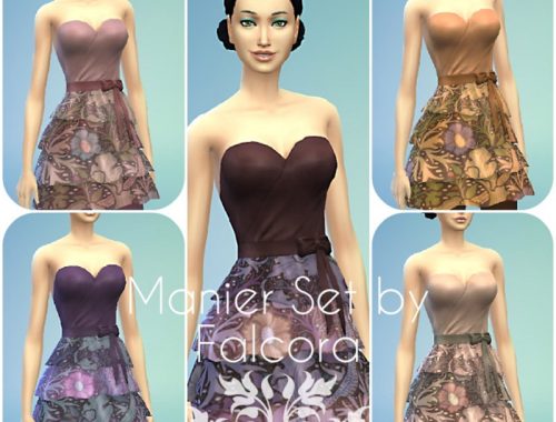 Manier Set 10x F dresses