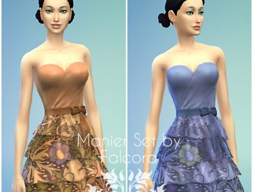 Manier Set 10x F dresses