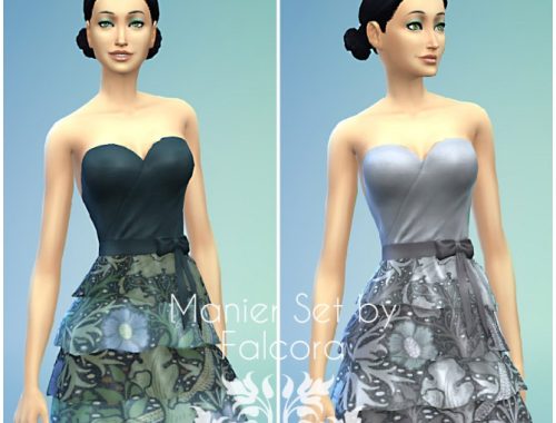 Manier Set 10x F dresses