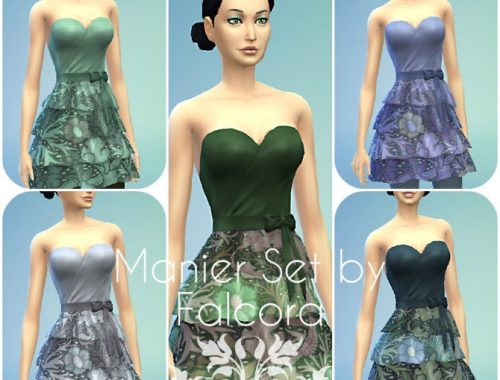 Manier Set 10x F dresses