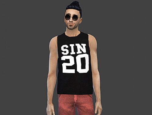 Male Muscle Tank Tees  Set 1