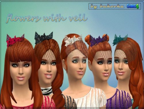 Set Leves dress, gloves & veil