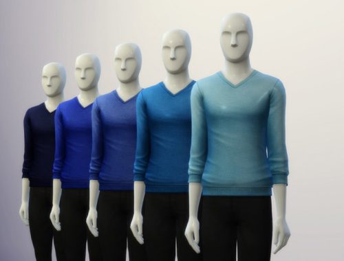 V-neck t-shirt (30 colors)