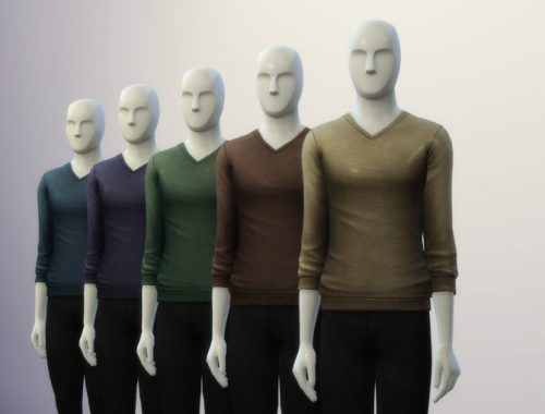 V-neck t-shirt (30 colors)