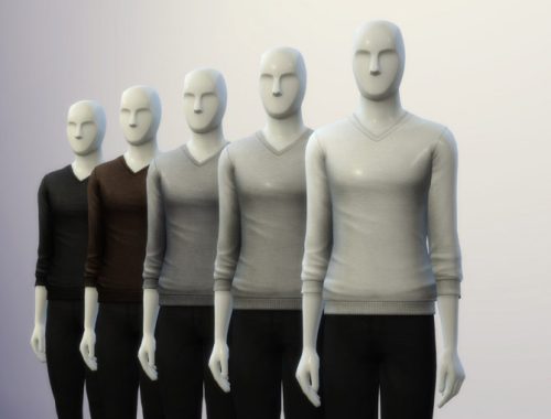 V-neck t-shirt (30 colors)