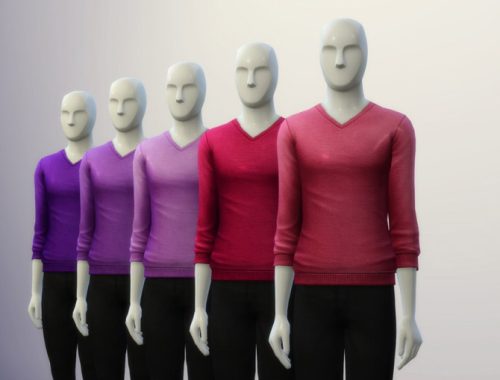 V-neck t-shirt (30 colors)