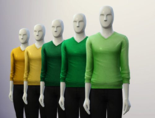 V-neck t-shirt (30 colors)