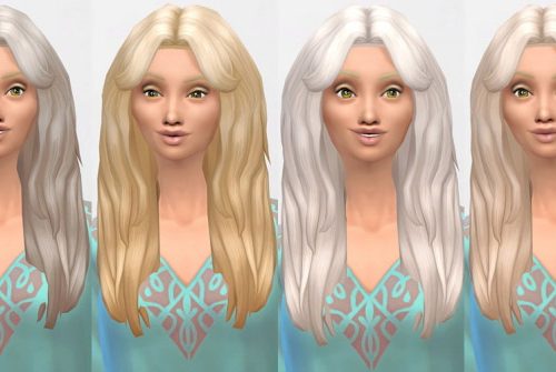 Long messy hair retexture