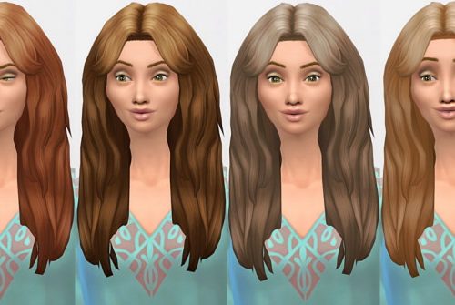Long messy hair retexture