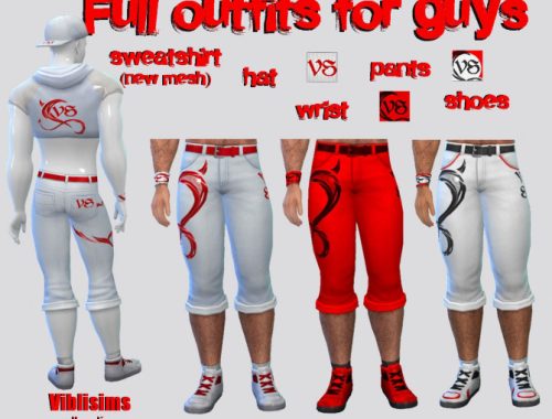 Full outfits for guys