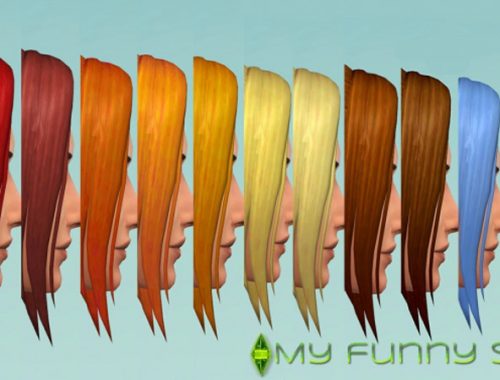 Nefertari ponytail hair