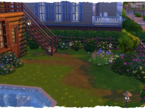 House with small garden