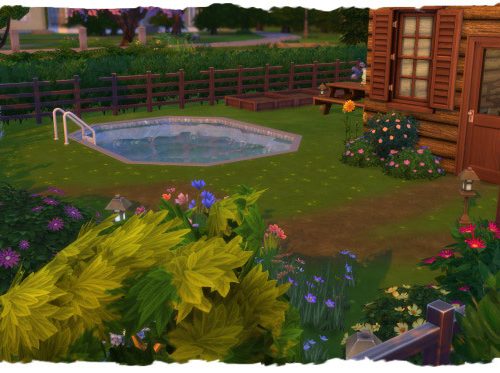 House with small garden