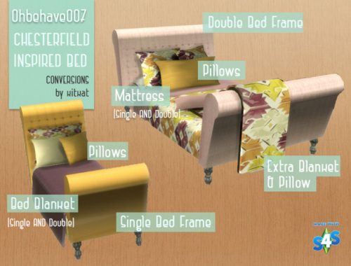 Ohbehave007s Chesterfield Inspired Bed Conversion