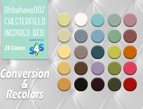 Ohbehave007s Chesterfield Inspired Bed Conversion
