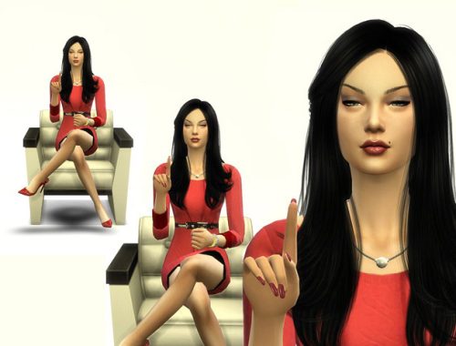 5 in 1 Sitting Emotions Posepack