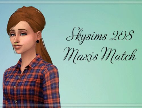 Maxis match hair retextures