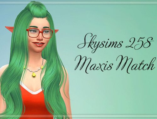 Maxis match hair retextures