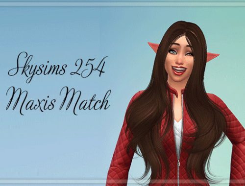 Maxis match hair retextures