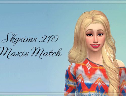 Maxis match hair retextures