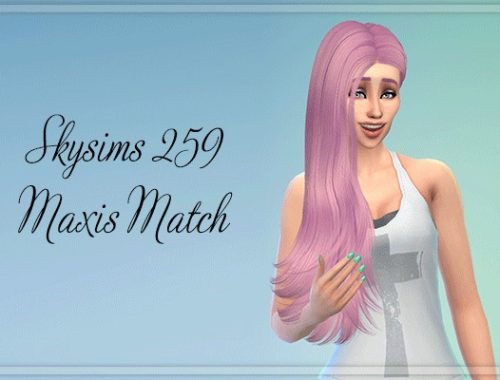 Maxis match hair retextures