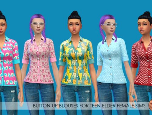 Button Up Blouses and t-shirts