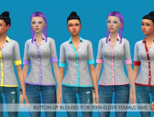 Button Up Blouses and t-shirts