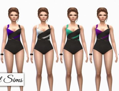 Multi Wrapped Swimsuit