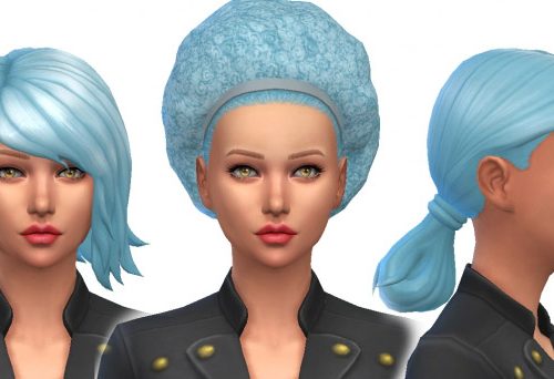 Baby Blue Pastel Non-Default Hair Colour