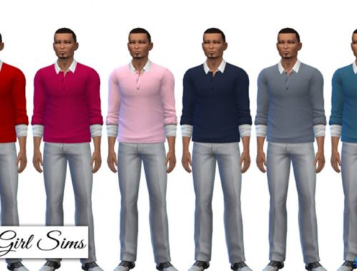 Plain Thick Layers Shirt
