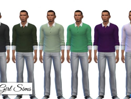 Plain Thick Layers Shirt