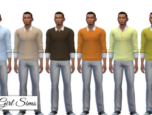 Plain Thick Layers Shirt
