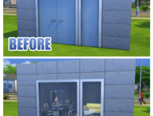Fix for Simple Glass Double Door and Stark Front Door
