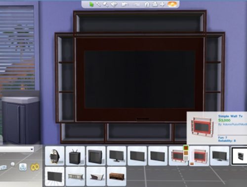 Simple Wall Tv