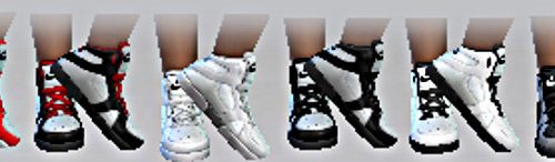 Kids sneakers recolors