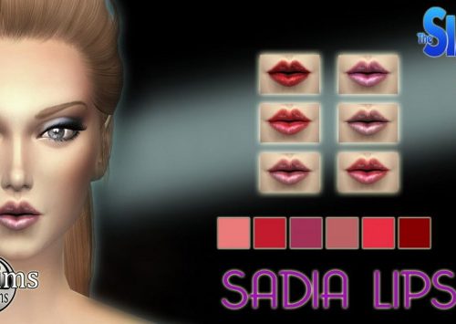Eyes mask + Halo eyeshadow + Sadia lips