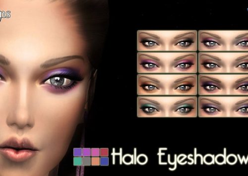 Eyes mask + Halo eyeshadow + Sadia lips