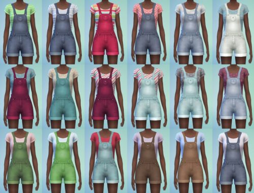 Short overalls