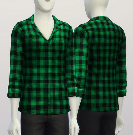 Oversized shirt M V2 designer label - The Sims 4 Catalog