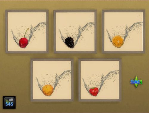 4 painting sets for kitchen