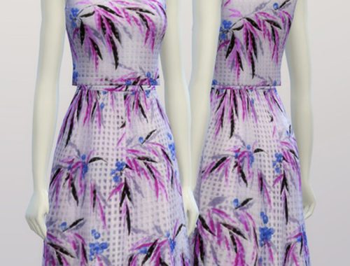2 pieces dress