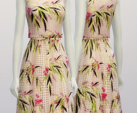 2 pieces dress