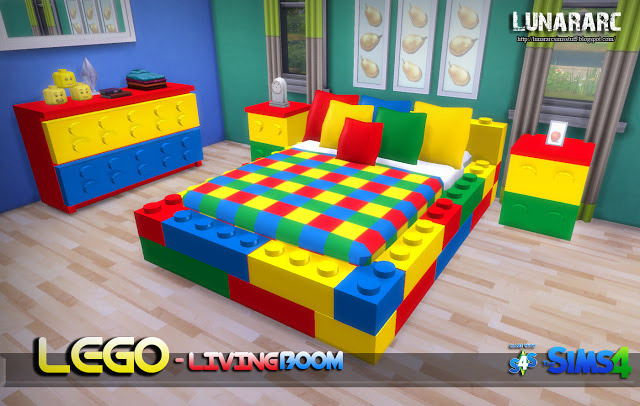 klaver lektie Kantine Lego Bedroom Set - The Sims 4 Catalog