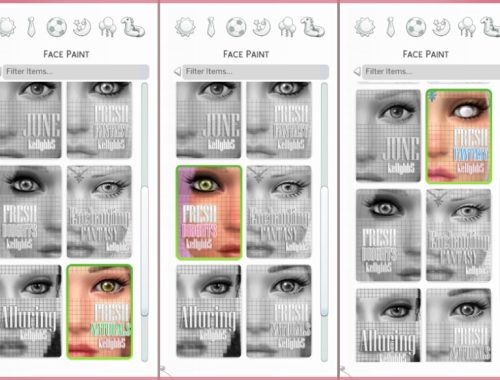 Fresh 3 Sets of Eye Contacts