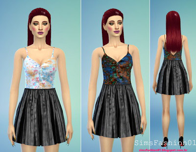 Top and Skirt - The Sims 4 Catalog
