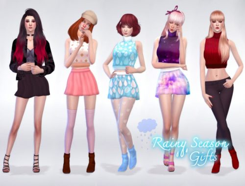 Rainy season: Crop top, Short skirts & Booties