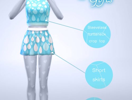 Rainy season: Crop top, Short skirts & Booties